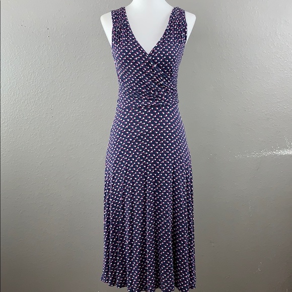 Boden Dresses & Skirts - Boden sleeveless polka dot print knit dress